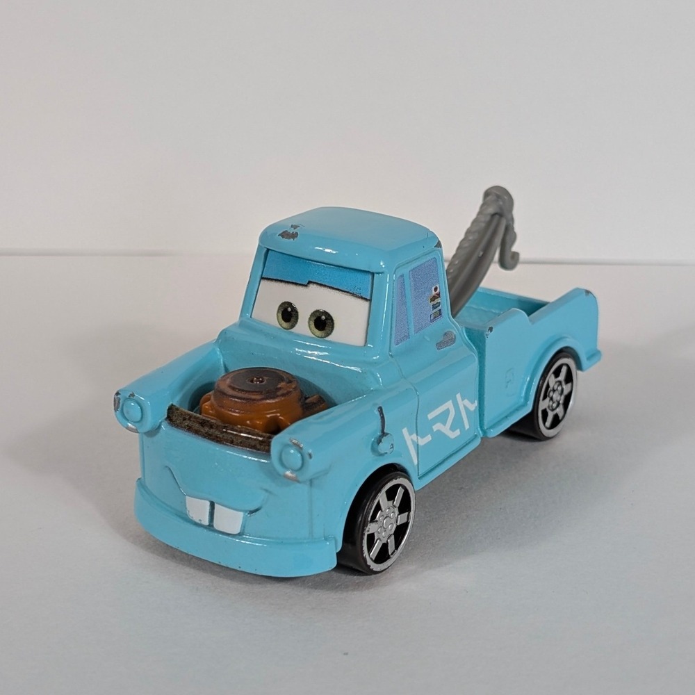 Disney Pixar Cars Tokyo Mater Diecast Tow Truck Light Blue Mattel HKY47